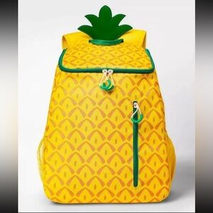 Yellow Pineapple Backpack Cooler